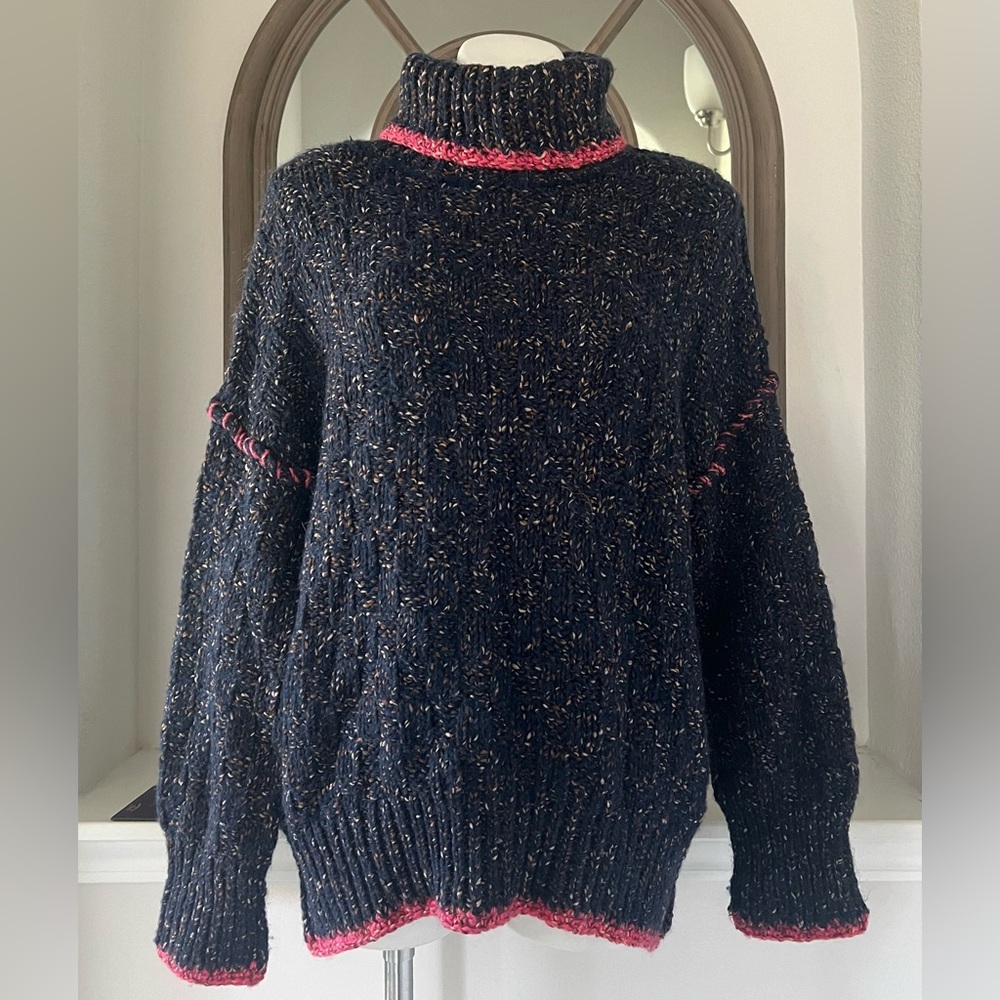 Free People Echo Wool-Blend Pullover, Oversized S… - image 4